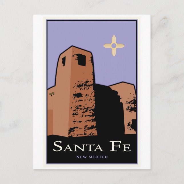 Postal Santa Fe (Anverso)