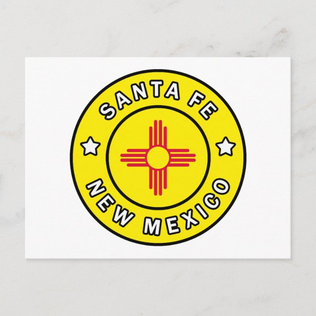 Postal Santa Fe Nuevo México (Anverso)