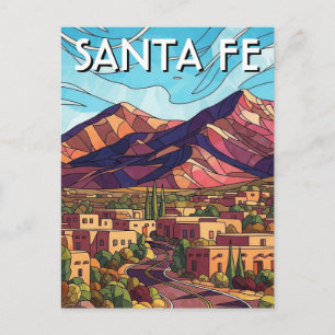 Postal Santa Fe Viajes Nuevo México