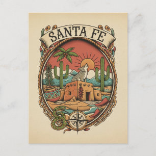 Postal Santa Fe Viajes Nuevo México
