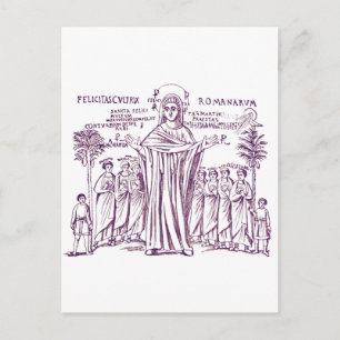 Postal Santa Felicitas de Roma y siete hijos
