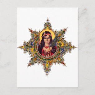 Postal Santa Filomena, patrona de bebés y niños