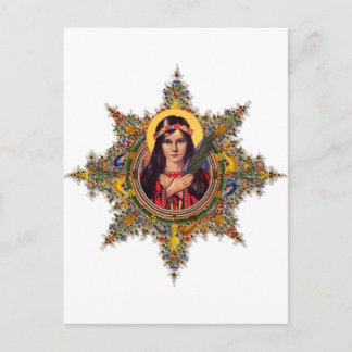 Postal Santa Filomena, patrona de bebés y niños