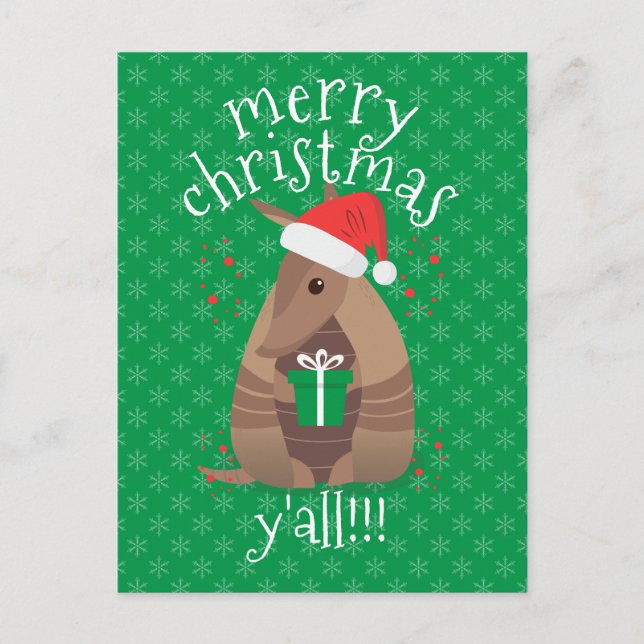 Postal Santa Gift Giving Armadillo Texas (Anverso)