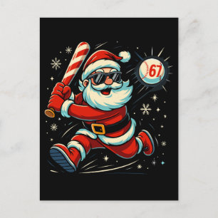 Postal Santa Golpea el Meme de Navidad 6-7