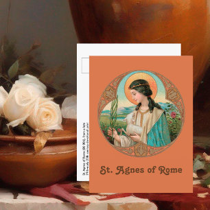 Postal Santa Inés de Roma (BK 006)