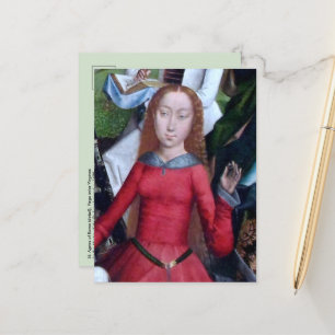Postal Santa Inés de Roma (detalle; M 070)