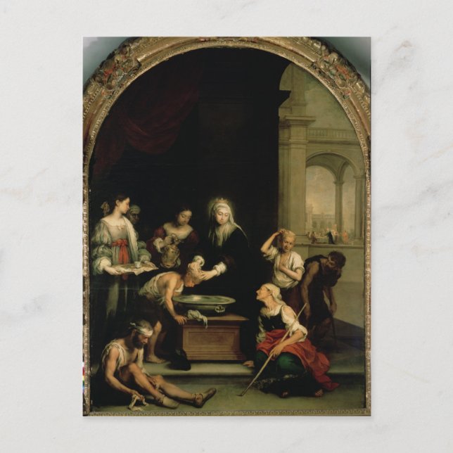 Postal Santa Isabel de Hungría (Anverso)