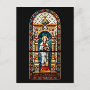 Postal Santa Isabel de Hungría Arte Medieval Premium