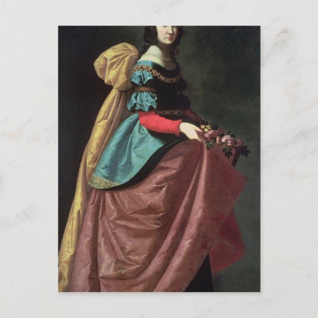 Postal Santa Isabel de Portugal 1640 (Anverso)