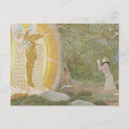 Postal Santa Juana de Arco por Louis-Maurice Boutet de Mo