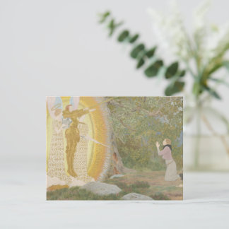 Postal Santa Juana de Arco por Louis-Maurice Boutet de Mo