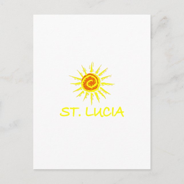 Postal Santa Lucía (Anverso)