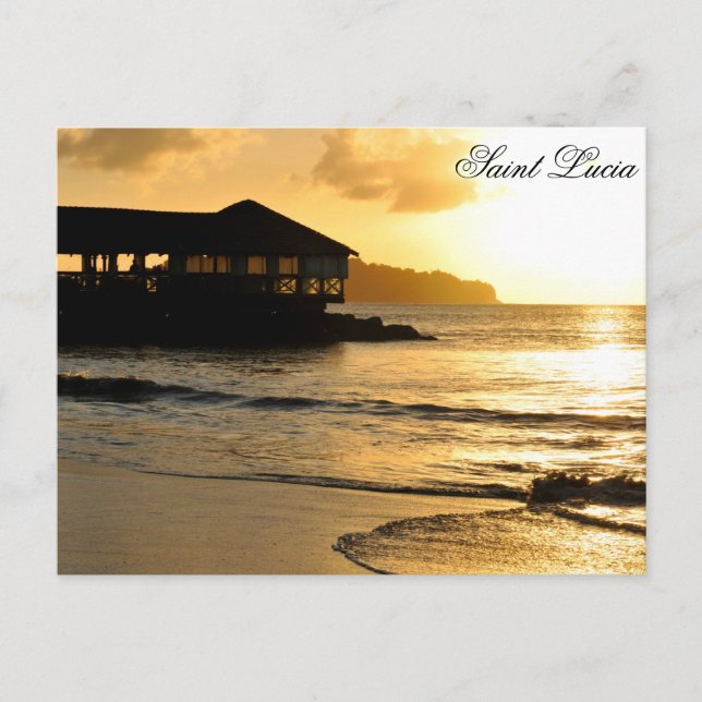 Postal Santa Lucía (Anverso)