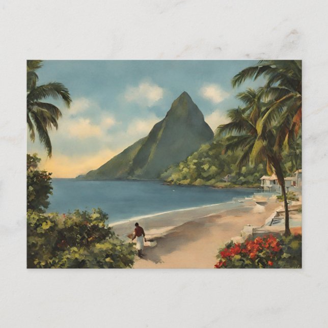 Postal Santa Lucía (7) (Anverso)