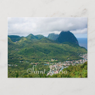 Postal Santa Lucía, imágenes de Soufriere