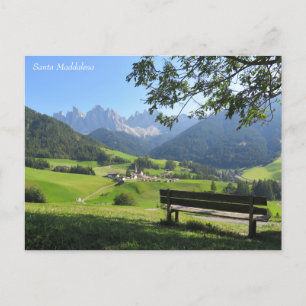 Postal Santa Maddalena Dolomitas