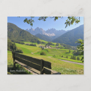 Postal Santa Maddalena Dolomitas