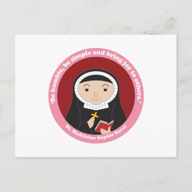 Postal Santa Madeleine Sophie Barat (Anverso)