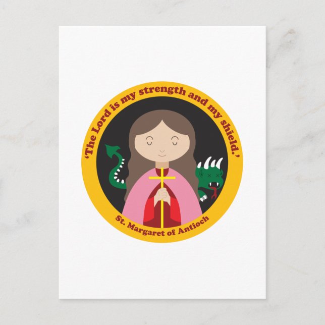 Postal Santa Margarita de Antioquía (Anverso)