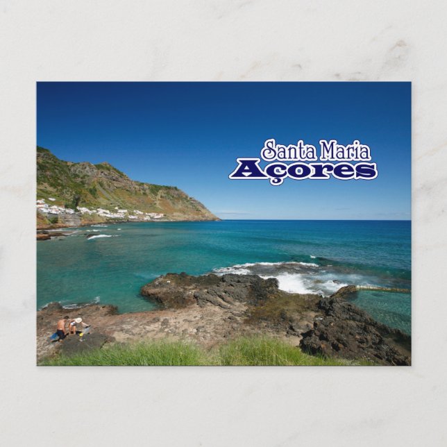 Postal Santa María - Azores (Anverso)