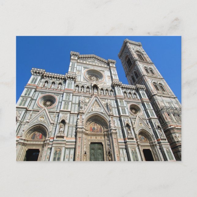 Postal Santa Maria del Fiore y Campanille (Anverso)