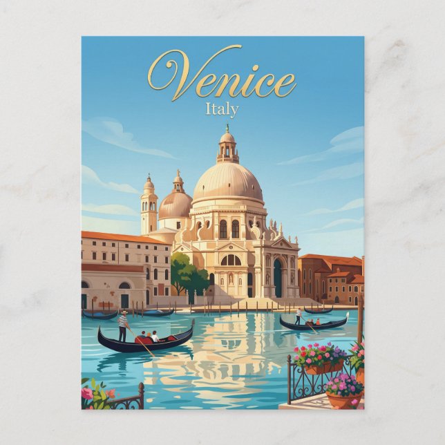 Postal Santa Maria della Salute Italia (Anverso)