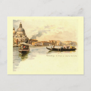 Postal Santa Maria della Salute, Venecia, Italia Vintage