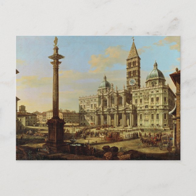 Postal Santa Maria Maggiore, Roma, 1739 (Anverso)