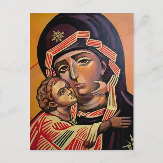 Postal Santa María Teotokos (Anverso)