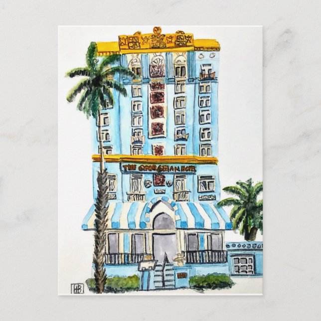 Postal Santa Mónica, CA (Anverso)