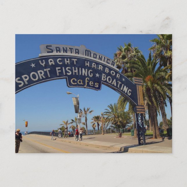 Postal santa-monica-pier (Anverso)