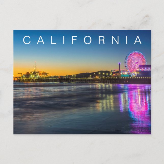 Postal Santa Monica Pier | Los Angeles, California (Anverso)