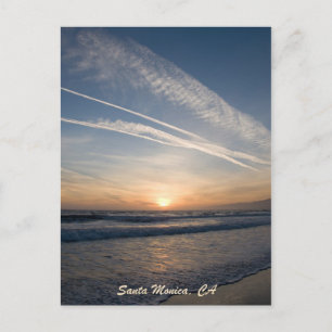Postal Santa Monica Sunset