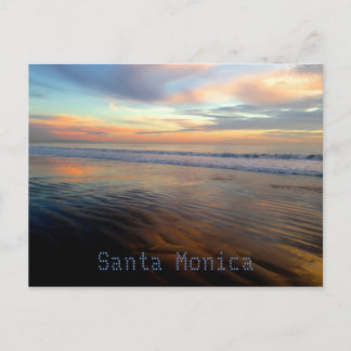 Postal Santa Mónica Trippy Sunset Dream