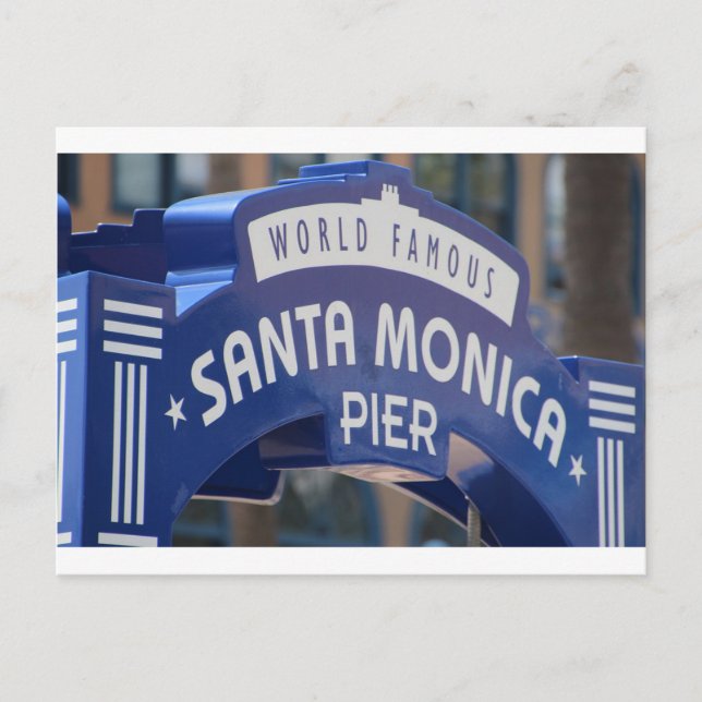Postal Santa Mónica Venice Beach California Beach Holiday (Anverso)