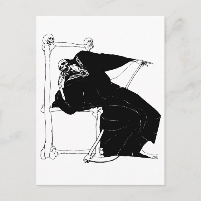 Postal "Santa Muerte" (Anverso)