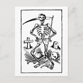 Postal Santa Muerte, Parca Grim Reaper mexicana c. princi