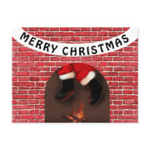 Santa por la chimenea