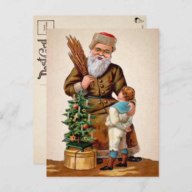 Postal Santa Postcard, un país de origen victoriano (Anverso / Reverso)