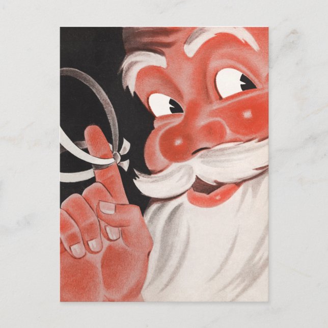 Postal Santa Postcard vintage (Anverso)