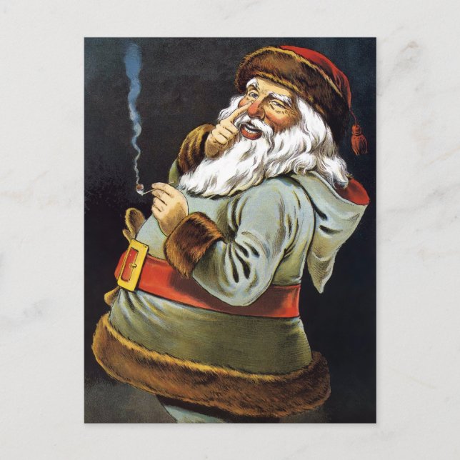 Postal Santa Postcard vintage (Anverso)