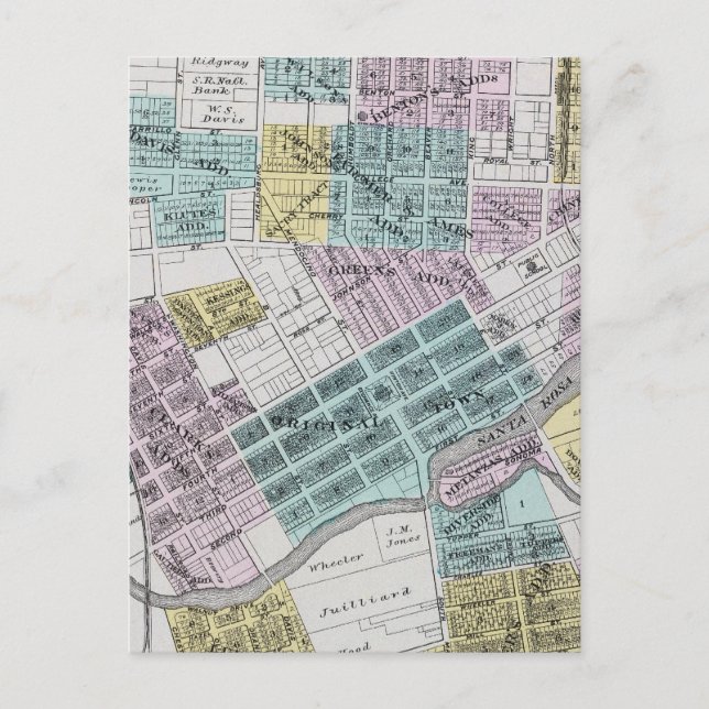 Postal Santa Rosa, California 5 (Anverso)