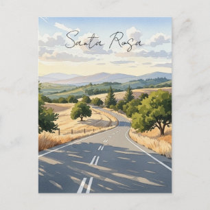 Postal Santa Rosa California Viajes