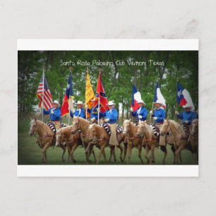 Postal Santa Rosa Palomino Club Vernon, Texas