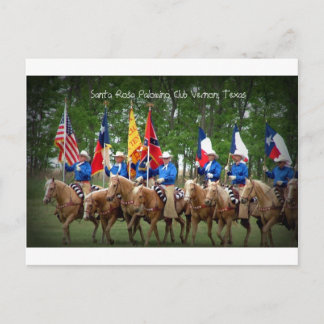 Postal Santa Rosa Palomino Club Vernon, Texas