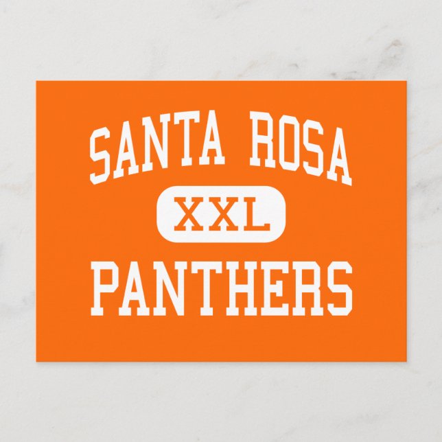 Postal Santa Rosa - Panthers - High - Santa Rosa (Anverso)