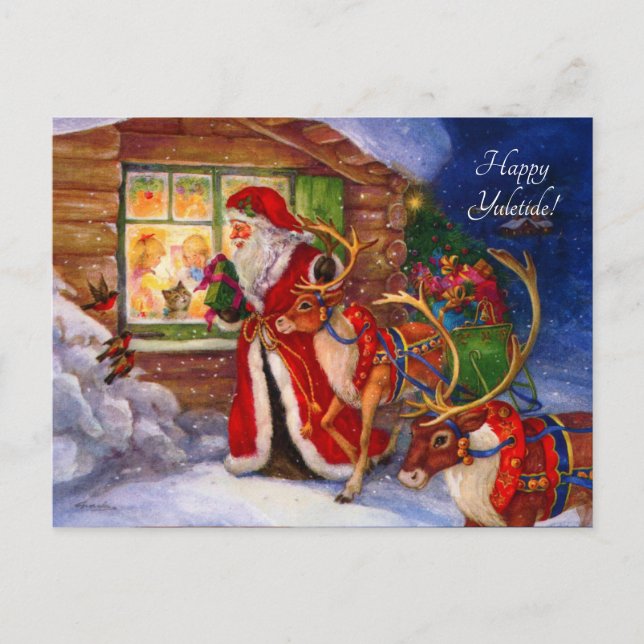 Postal santa Santa María (Anverso)