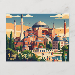 Postal Santa Sofía, Estambul, Marmara Turquía