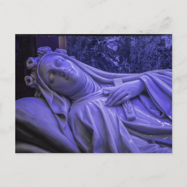 Postal santa teresa de lisieux postcard (Anverso)